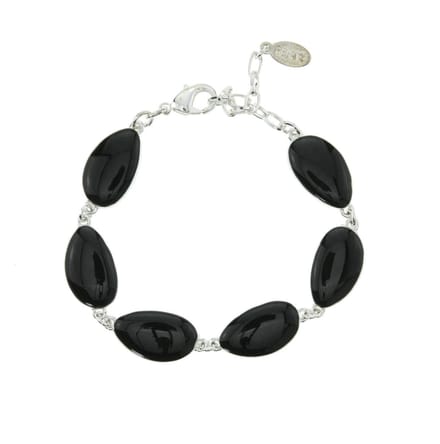 Behave - Armband epoxy zwart - tijdloze basic - feest of werkdag