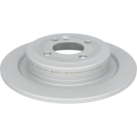 Remschijf BOSCH 0 986 479 A08 achter, volledig, sterk gecarboniseerd, 1 Stuk