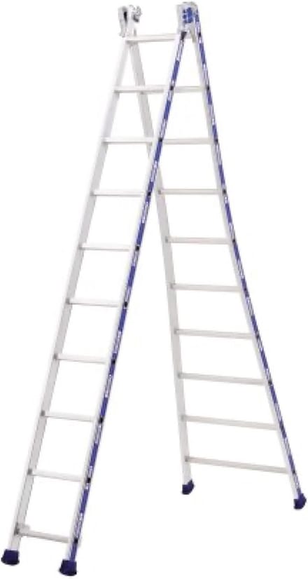 Inklapbare Telescoopladder met 2 Niveaus - Hoge Toegankelijkheid tot 4,94 Meter