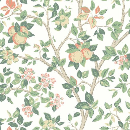 Boråstapeter Vliesbehang 7650 - Falsterbo III - Botanisch Wit - 53cm x 10.05m