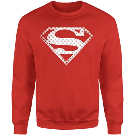Superman Spot Logo Sweatshirt - Red - S