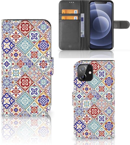 iPhone 12 | 12 Pro (6.1) Bookcase Tiles Color