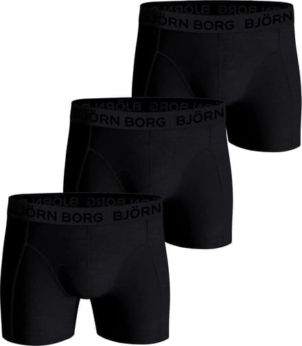 Björn Borg Cotton Stretch Boxershorts Heren (3-pack) - Maat M
