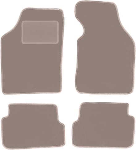 Beige veloursmatten voor: Toyota RAV4 II FL 3-deurs (2003-2005)