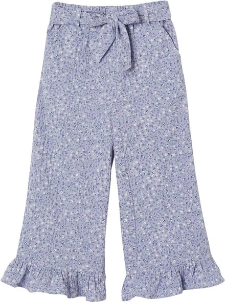 Vertbaudet Korte broek voor meisjes met ruches van katoenen gaas