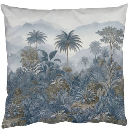 Sierkussens - Kussentjes Woonkamer - 40x40 cm - Jungle - Landschap - Blauw