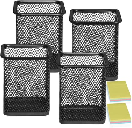 Qualsen 4 stuks potloodhouder organizer pennenhouder organizer container voor kantoor