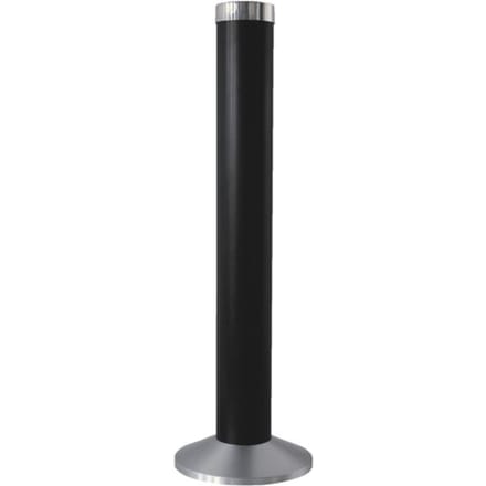 Asbak 'zuil', aluminium, Ø 300 x H 780 mm, zwart