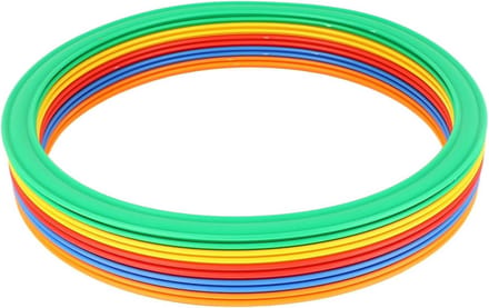 Sport Ringen Set - Agility Training - Coördinatie Spel - 10 Ringen 10 Gespen - 28cm Diameter