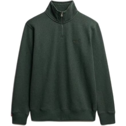 Superdry Essential Logo Henley Half Zip Sweater Heren - Maat S
