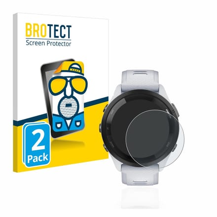 BROTECT - Screenprotector voor Garmin Forerunner 265 (46 mm) - Folie Beschermfolie matte 2 Stuks