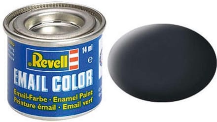 Revell Hobbyverf Enamel verf - #9 Anthracite Grey - Matt - RAL7021 - Enamel - Verf potje - 14 ml