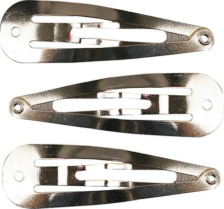 Haarspeld, b: 14 mm, l: 45 mm, verzilverd, 100stuks