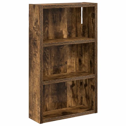 vidaXL - Badkamer - wandkast - Gerookte - Eik - 30 - x - 10 - x - 50 - cm