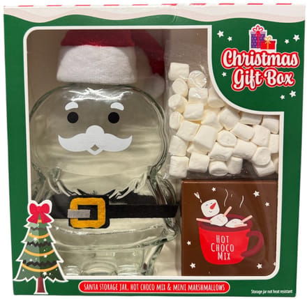 Candy Freaks Kerst chocolade pakket - chocolademelk, marshmallows en kerstman