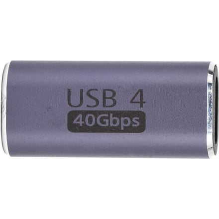 Type C Vrouwelijk naar Vrouwelijk Adapter Aluminiumlegering 40Gbps 100W Koppeling Verlengstuk voor Tablet Mobiele Telefoon