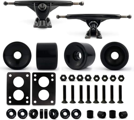 Complete Longboard Skateboard Set Incl. Wielen, Trucks en Lagers