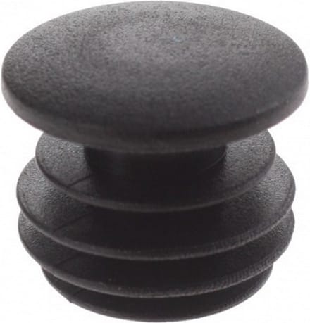 stuurdop 22 mm zwart per stuk