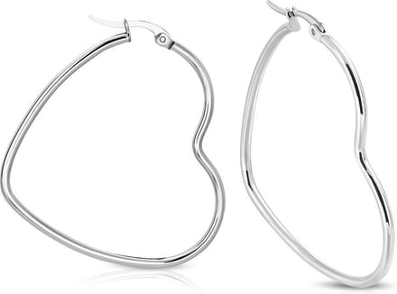 Montebello Oorbellen Ayden L - 316L Staal PVD - Hart - ∅55mm