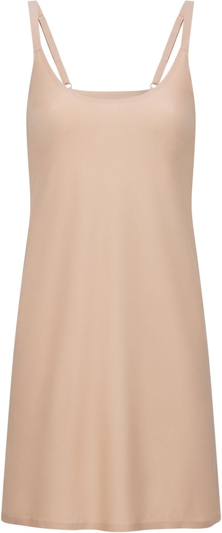 Chantelle - SoftStretch - Onderjurk - naadloos - onzichtbaar - verstelbare bandjes - NUDE