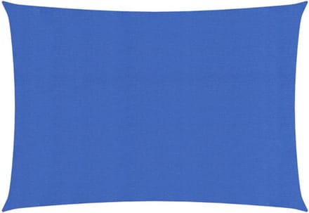 vidaXL - Zonnezeil - 160 - g/m² - 2x3,5 - m - HDPE - blauw