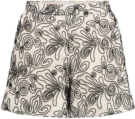Object Objkerry Hw Shorts Broeken Dames - Ecru - Maat 34
