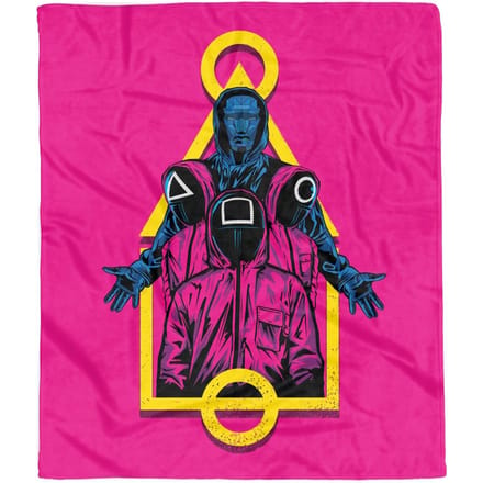 Squid Game Presenting Squid Game Fleece Blanket - M