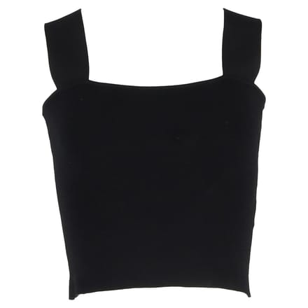 Diane von Furstenberg Cherita gebreide top in zwarte viscose
