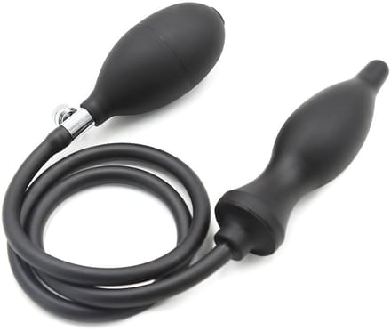 Kiotos - Opblaasbare Anaal Plug - Zwart