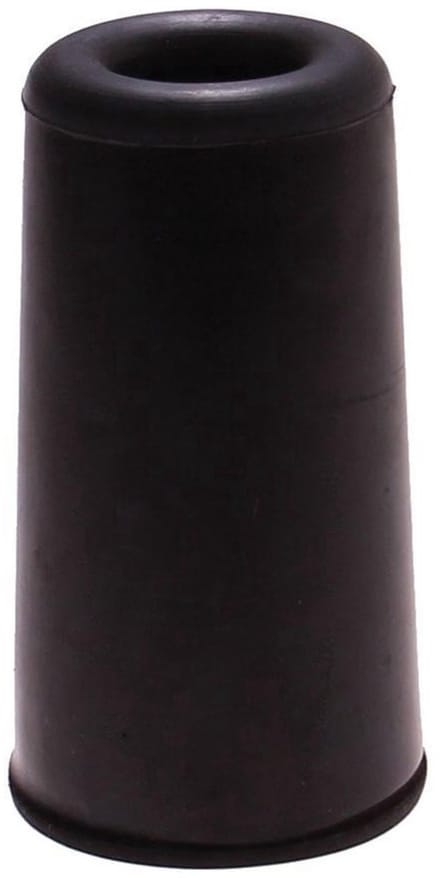 Deurbuffer - zwart - deurstopper - rubber - 75 x 40 mm - deurstop