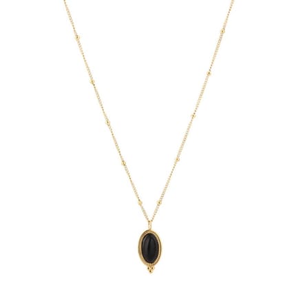 Bijoutheek Collier Tribal Dots Black
