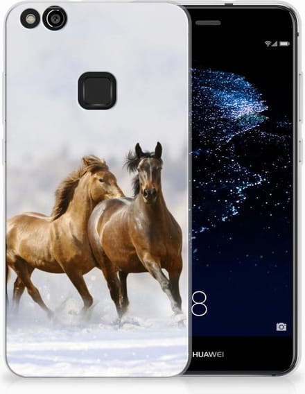 Huawei P10 Lite TPU Hoesje Paarden