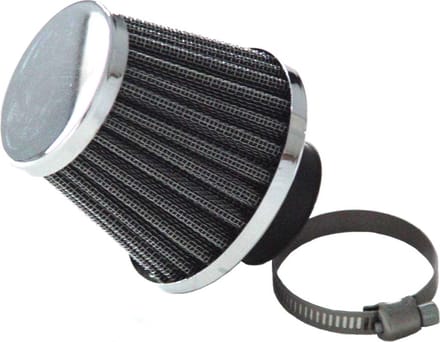 powerfilter scooter K&N chroom - 35mm aansluiting