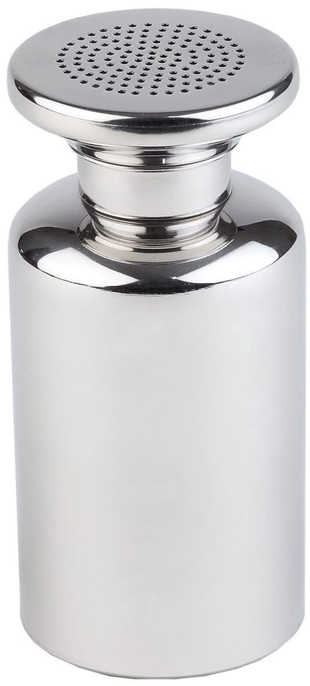 APS Zoutstrooier - Roestvrijstaal - Professionele strooier met Schroefdeksel - Voor Horeca - 8 x 8 cm (227ml)