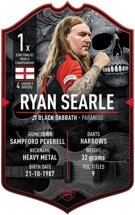 Ultimate Card Ryan Searle 2026 | 37x25cm