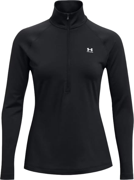 Under armour cg authentics 1/2 zip in de kleur zwart.