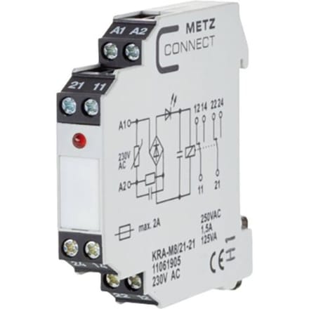 Metz Connect 11061905 Koppelelement 230 V/AC (max) 2x wisselcontact 1 stuk(s)