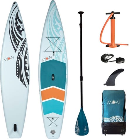 MOAI 12'6 Sup Board - Sup - Sup Board Opblaasbaar - Touring - Ervaren - Compleet pakket