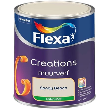 Flexa - Creations Muurverf Extra Mat - Sandy Beach - 1 L