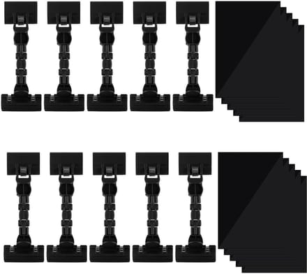 Dailygoods- Prijslabelhouder 20 Stuks - Rotating Sign Houder