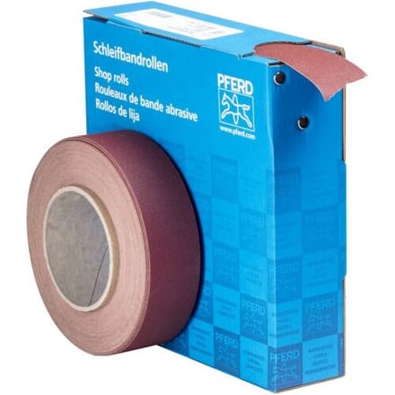 PFERD TOOLS 45016418 Schuurpapierrol Korrelgrootte (num) 180 (l x b) 25 m x 38 mm 25 m