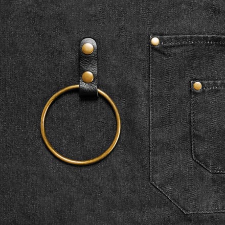 Schort | Zwart Denim