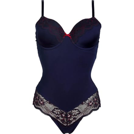 After Eden  - Maat 85B - Dames Body met kant en voorgevormde cups