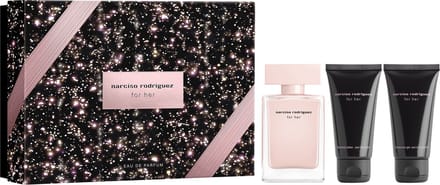 NARCISO RODRIGUEZ - For Her Eau de Parfum Fragrance Set - 3 st - Dames set eau de parfum