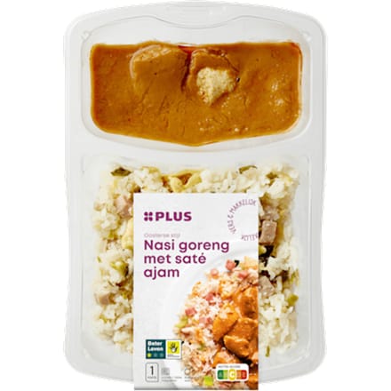 Nasi Goreng met Saté Ajam