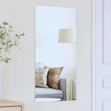 vidaXL - Wandspiegel - 40 - x - 80 - cm - gehard - glas - Rechthoekig