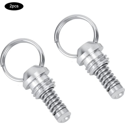 2 Stuks RVS Bierfust Reparatie Drukontlastingsventiel Kogelvergrendeling Bierbrouwaccessoires gray