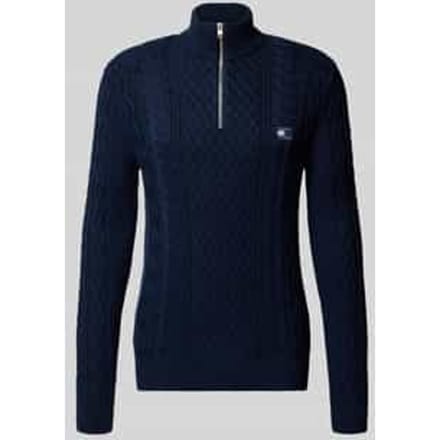 Regular fit gebreide pullover van zuiver katoen