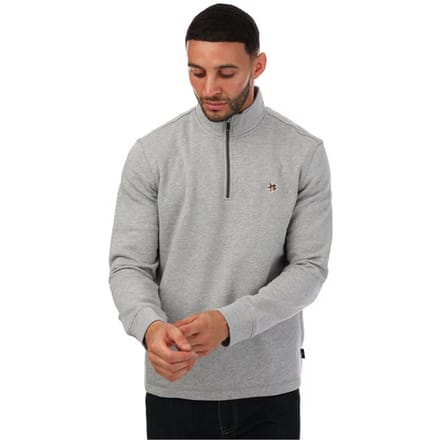 Ted Baker heren Sweatshirt met halve rits - Kilbrn