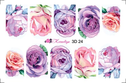 Korneliya 3D Waterdecal - 3D 024